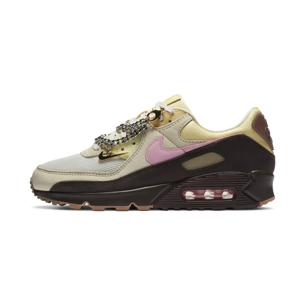 Nike WMNS Air Max 90 Cuban Link Velvet Brown (2020) (CZ0469-200)
