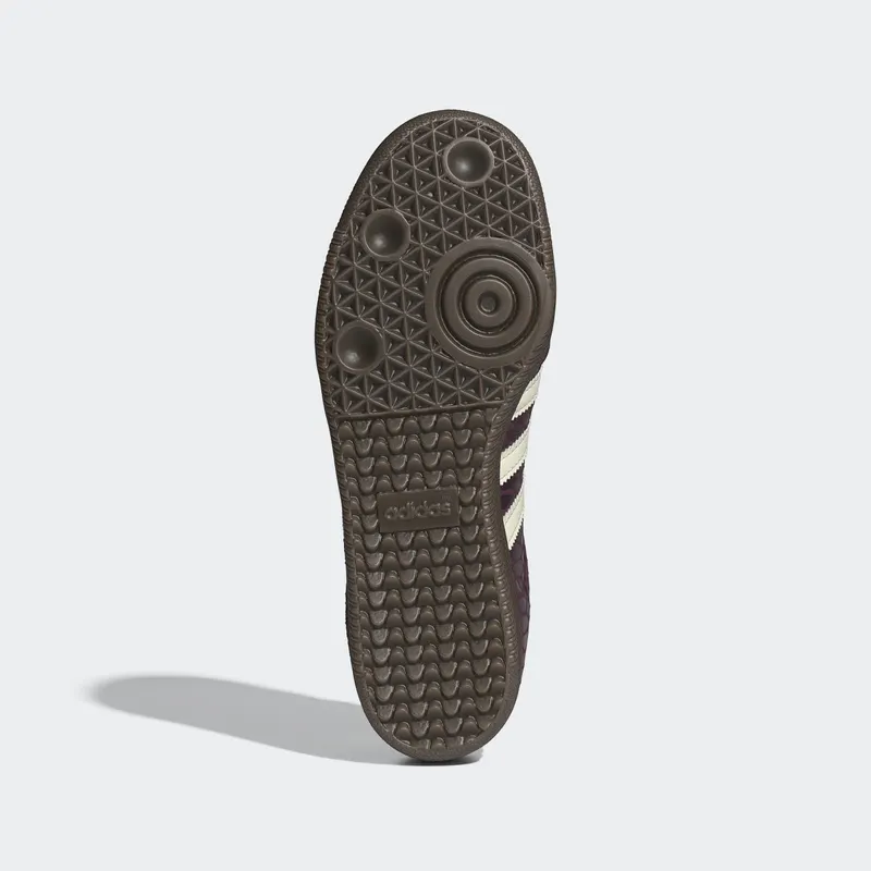 Adidas SAMBA OG Maroon / Cream White / Gold Metallic “Snake” (IH3979)