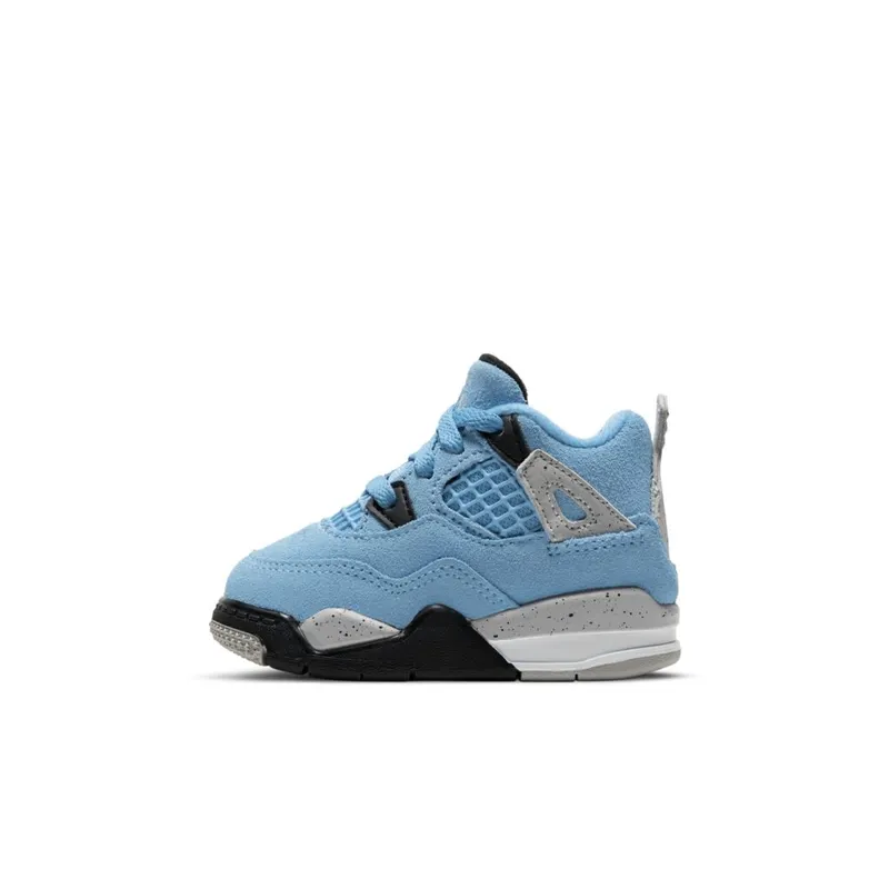 Jordan 4 Retro University Blue (PS) – TD “University Blue / Tech Grey / White / Black” (BQ7670-400)