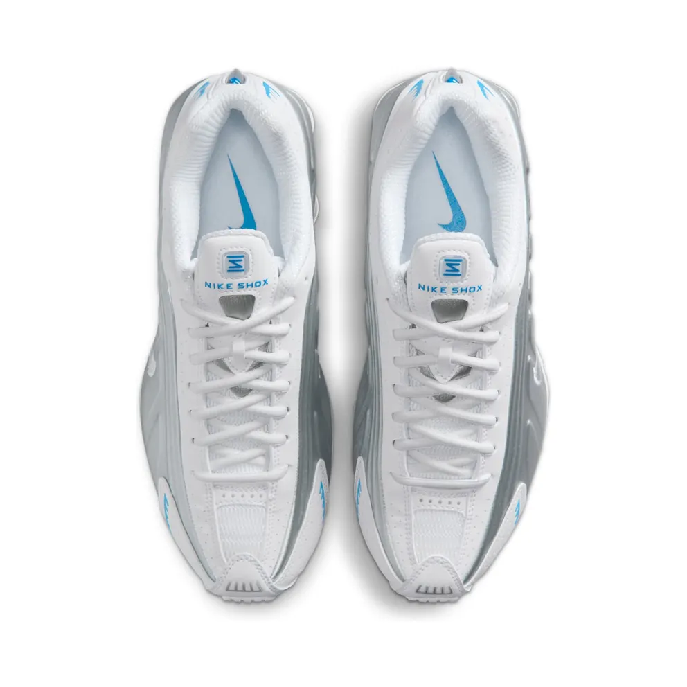 Nike Shox R4 White Blue Hero Silver (AR3565-105)