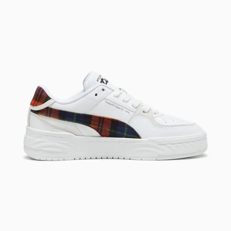 Puma CA Pro Porsche Legacy Tartan Formstrip White Redmazing (308418-01)