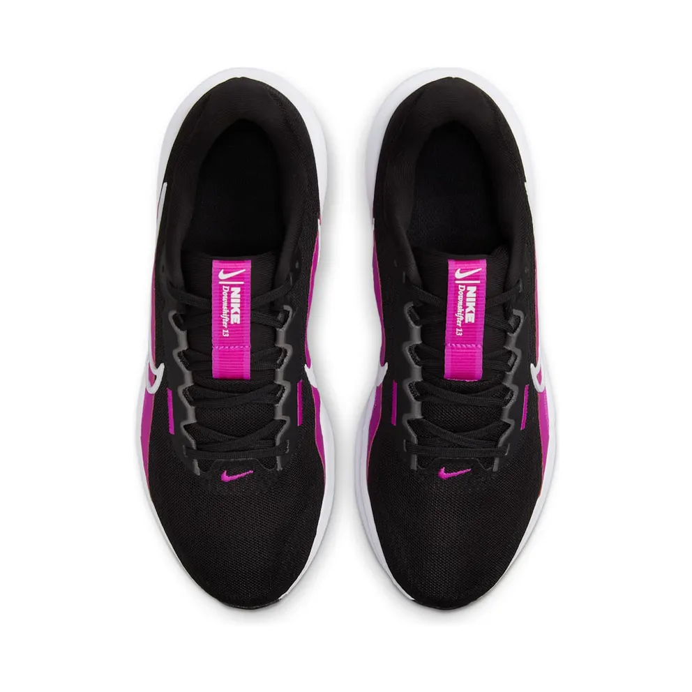 Nike Downshifter 13 Womens “Black / Vivid Grape Mesh” (FD6476-003)