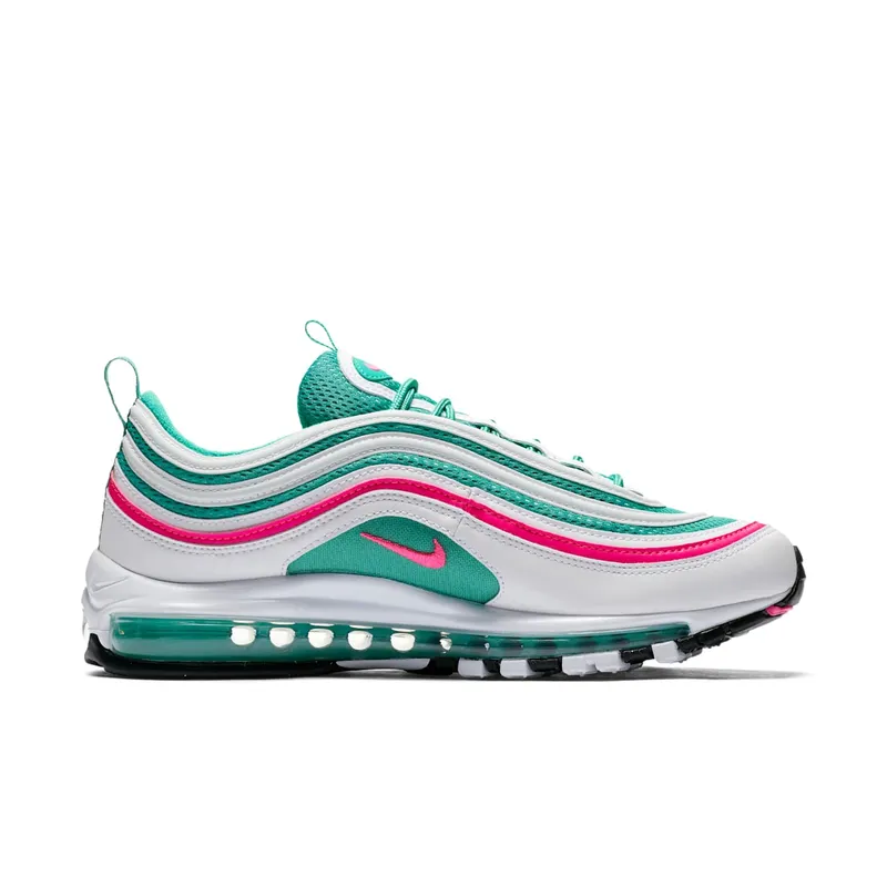 Nike Air Max 97 South Beach White/Pink Blast-Kinetic Green-Black (921826-102)
