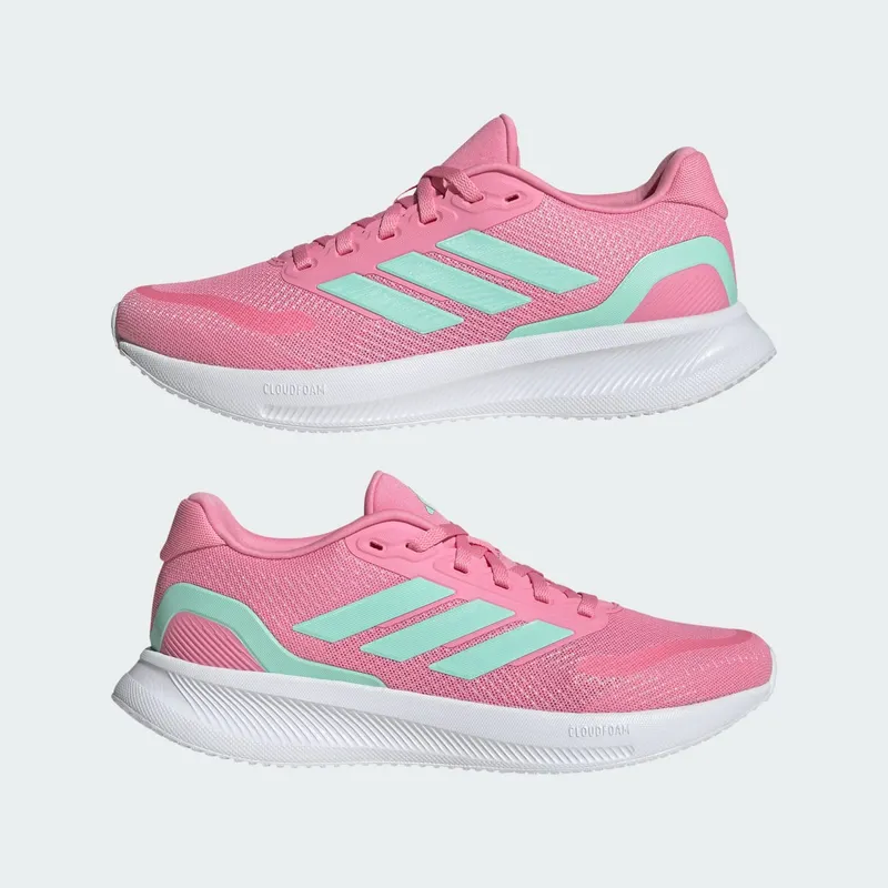 Adidas Runfalcon 5 Running Shoes Bliss Pink / Cloud White / Clear Mint (JI3978)