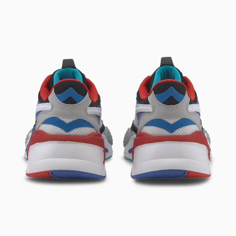 Puma RS-X 3 Puzzle White Blue Red (GS) Puma White/Dazzling Blue-High Rise (372357-05)