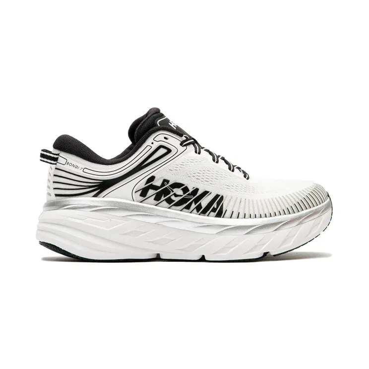 Hoka One One Bondi 7 “White / Black” (1110519WBLC)