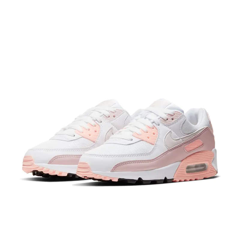 Nike Air Max 90 White Barely Rose (W) White/Barely Rose-Crimson Tint-Platinum Tint (CT1030-101)