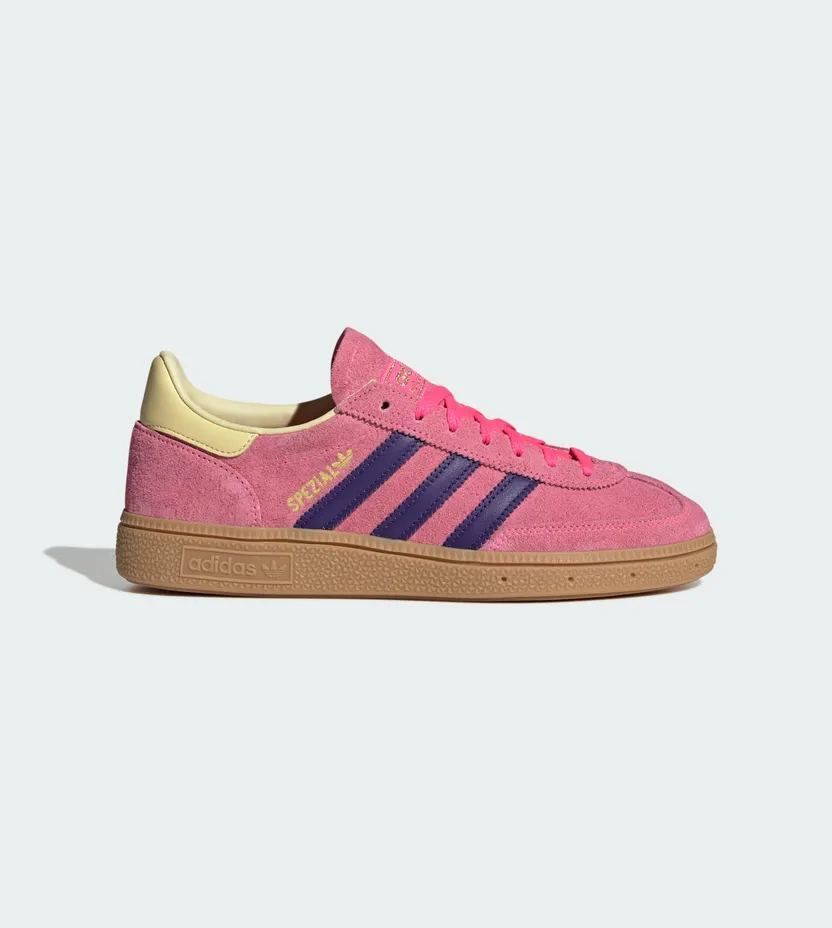 Adidas Handball Spezial “Lucid Pink Collegiate Purple Almost Yellow” (JP8718)