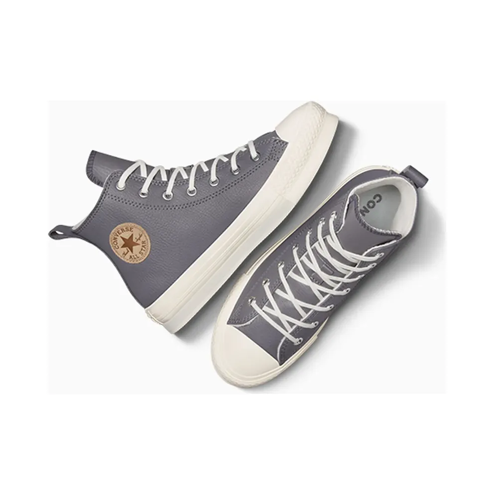 Converse Chuck Taylor All Star EVA Lift Platform Leather Sharkskin/Warm Quarry/Egret (A09259C)