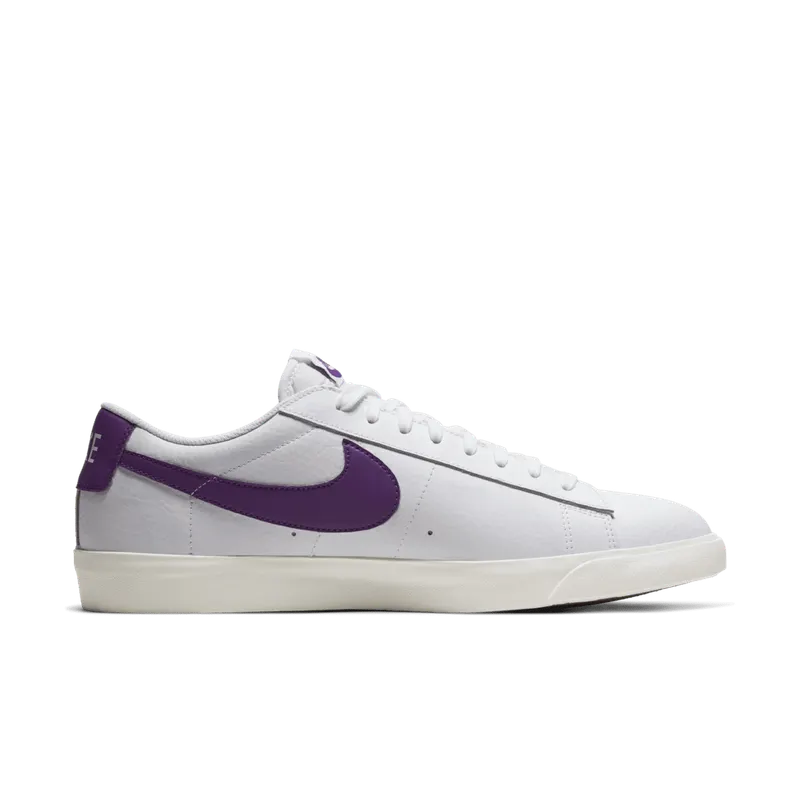 Nike Blazer Low Leather White Purple White/Voltage Purple-Sail (CI6377-103)