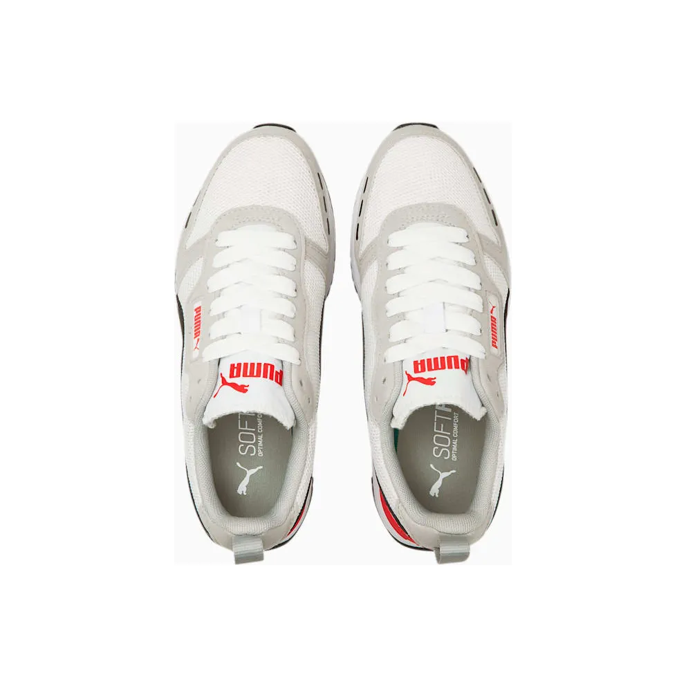 PUMA R78 Youth White/Black/High Risk Red (373616-24)