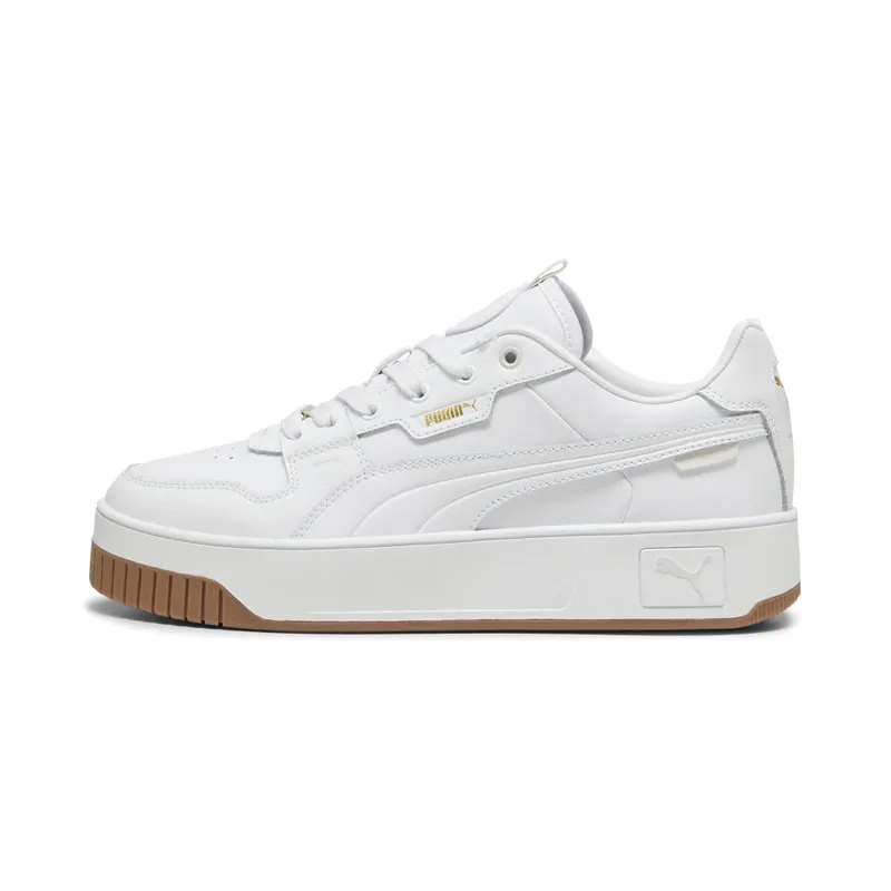 Puma Carina Street Lux “Puma White / Puma White / Puma Gold” (397487_01)