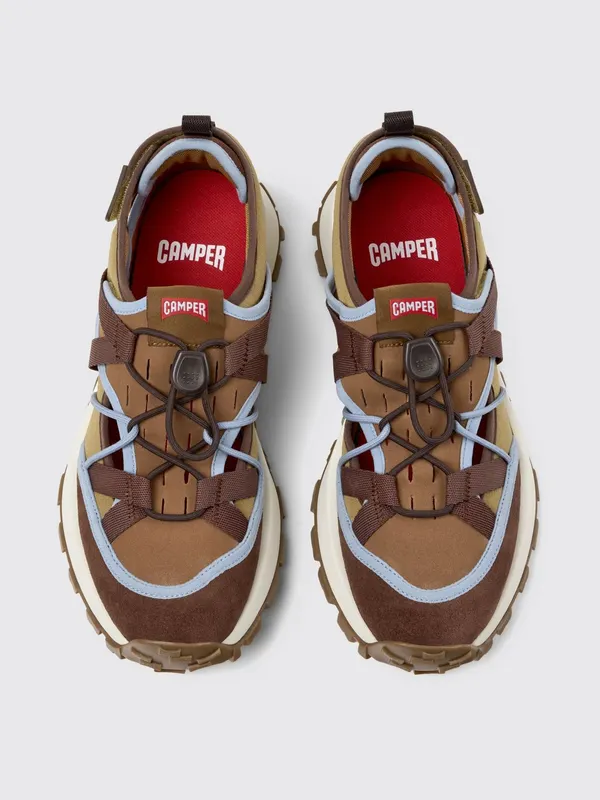 Camper Drift Trail Recycled Polyester and Suede Brown (K101034-005DRIFTTRAIL0)