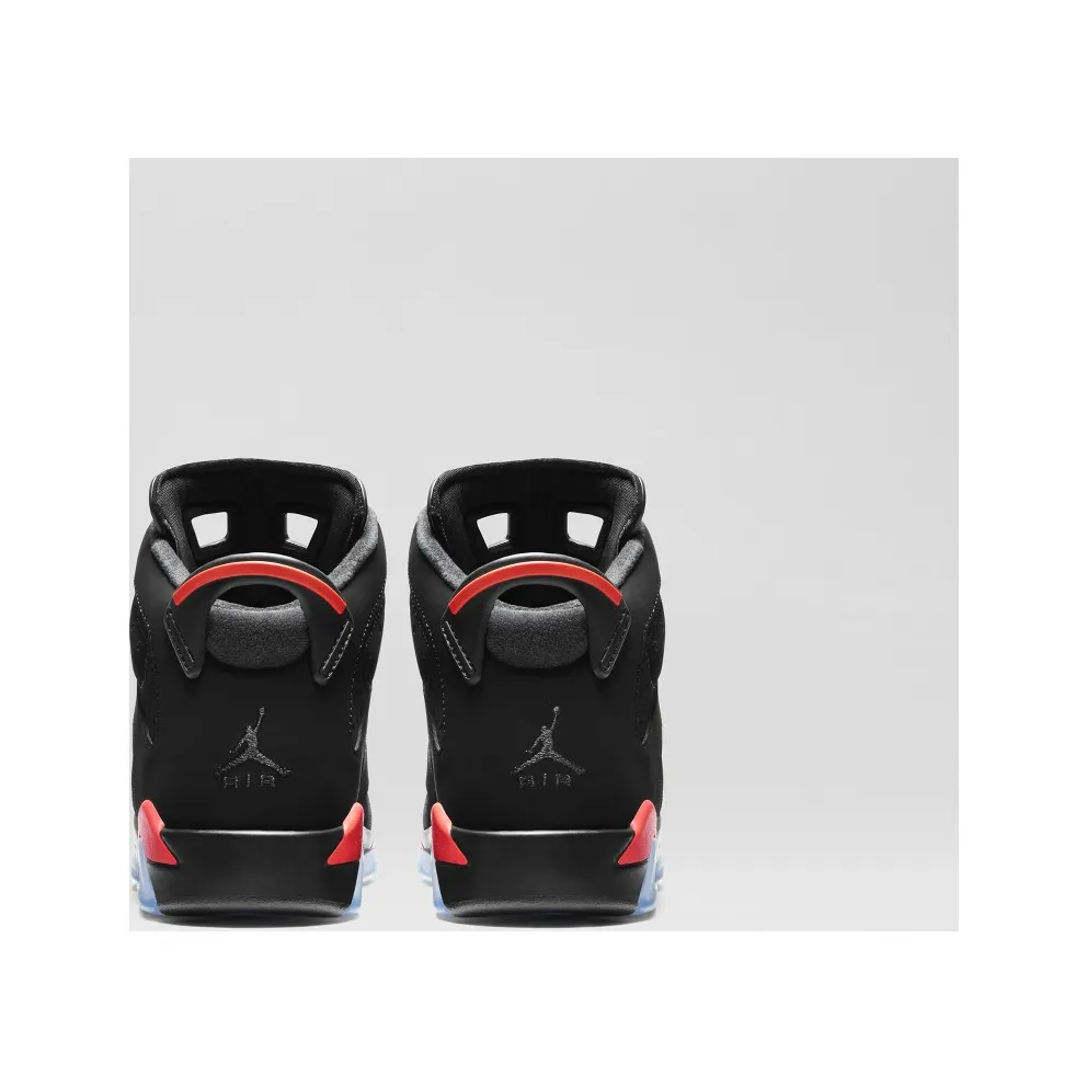 Jordan 6 Retro Infrared Black 2014 (GS) Black/Infrared23-Black (384665-023)