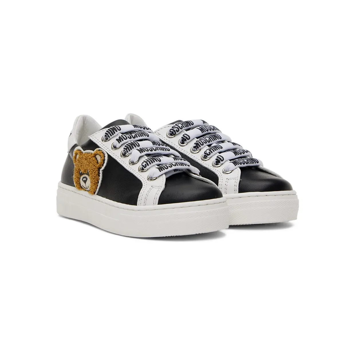 Moschino Kids Black Teddy Sneakers (71780) (4)