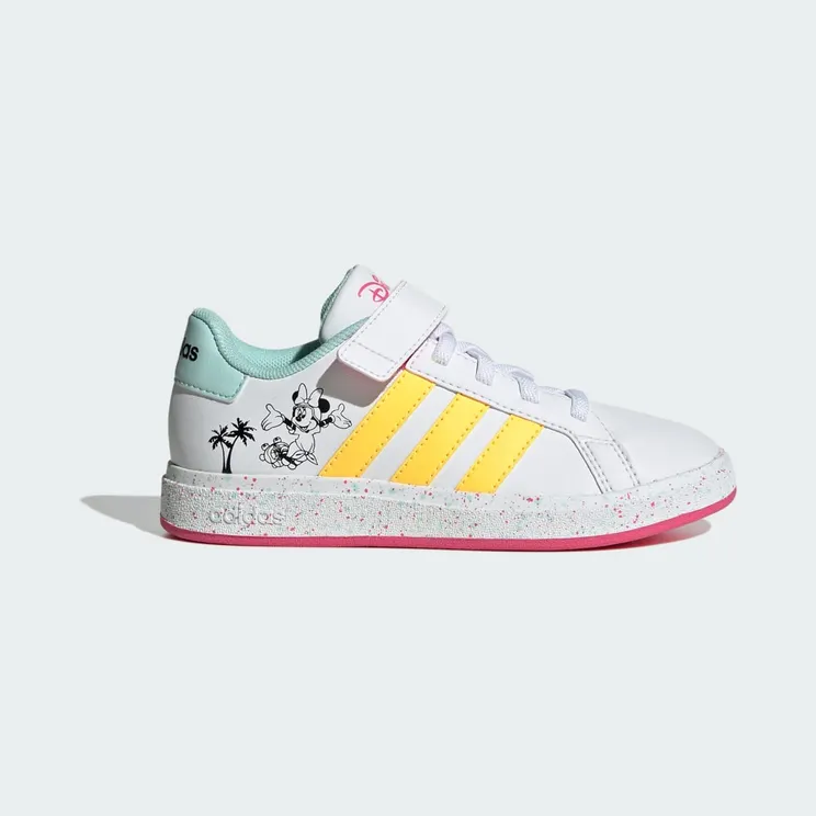 adidas Grand Court x Disney Cloud White / Spark / Pulse Magenta (IF0926)