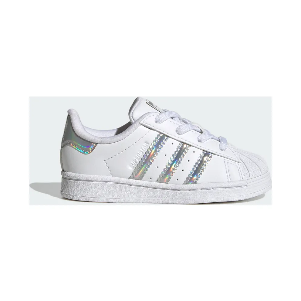 adidas Superstar Shoes Kids White / White / Silver Dawn (IG0259)
