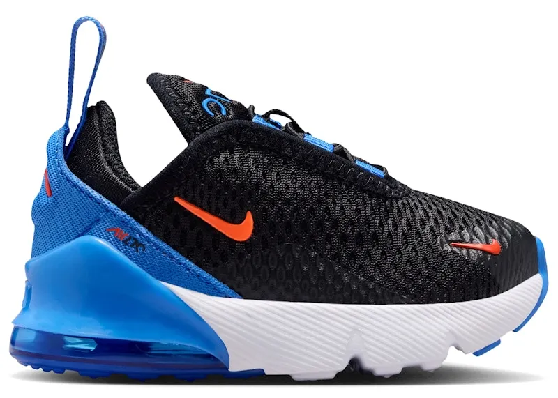 Nike Air Max 270 Black Blue Crystal Turf Orange (DD1646-047)