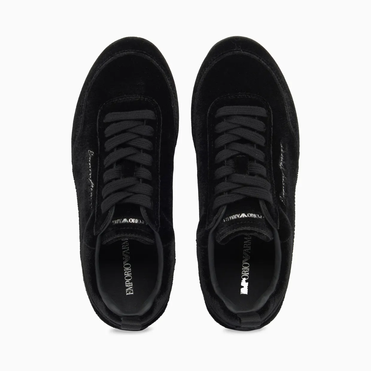 Armani Low-Top Sneakers With An Embroidered Side Logo (EW005078-AF14380-UC001) (3)