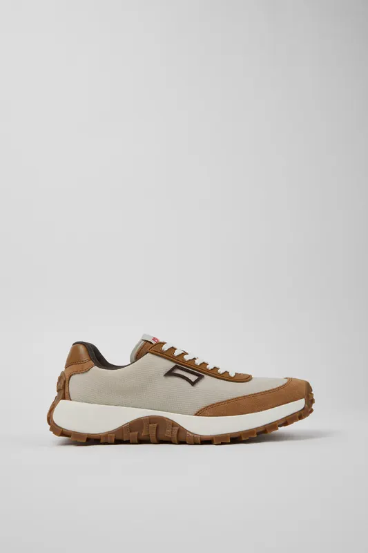 Camper with leren vlakken – Beige (K201462050)