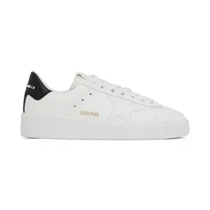 Golden Goose White & Black Purestar Sneakers (GMF00197.F000537.10283)