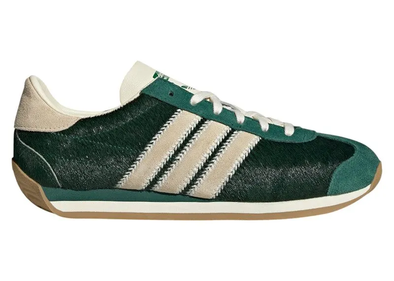 adidas Country OG Collegiate Green Cream White Pony Hair (JQ0544)