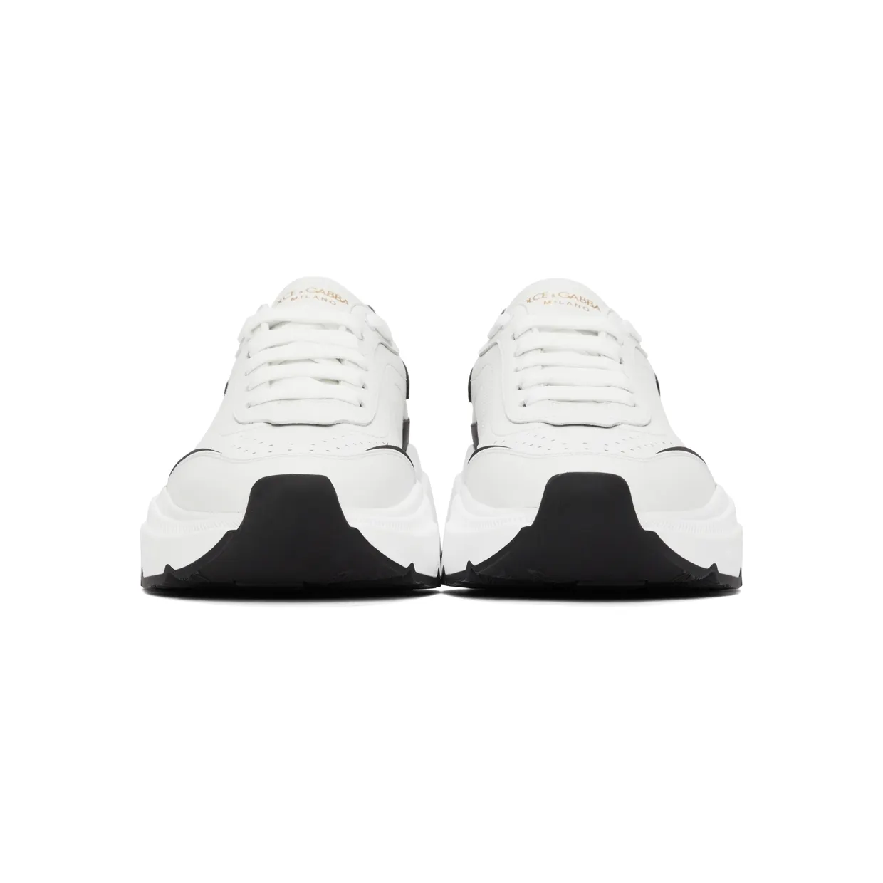 Dolce & Gabbana White & Black Daymaster Sneakers (CS1791 AX589) (2)