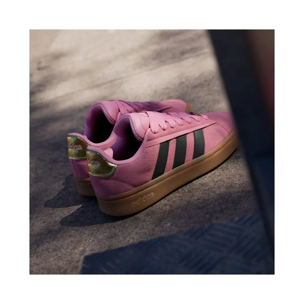 adidas Grand Court Alpha 00s Bliss Pink Core Black Gold Metallic (JH8669)