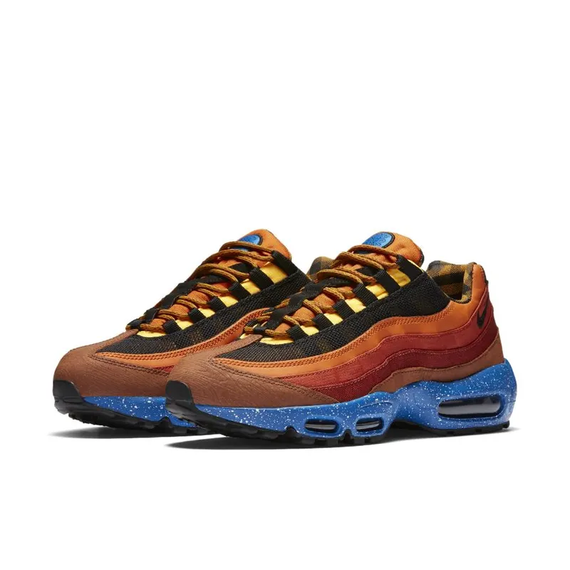 Nike Air Max 95 Campfire Pack Dark Cayenne/Black-Rust Factor-Solar Orange-Laser Orange-Cognac (538416-600)