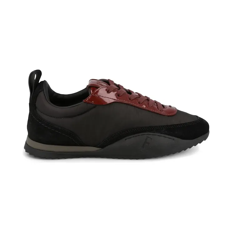 Ferragamo Detroit 1 Low-Top Sneakers Black (030619-773695)