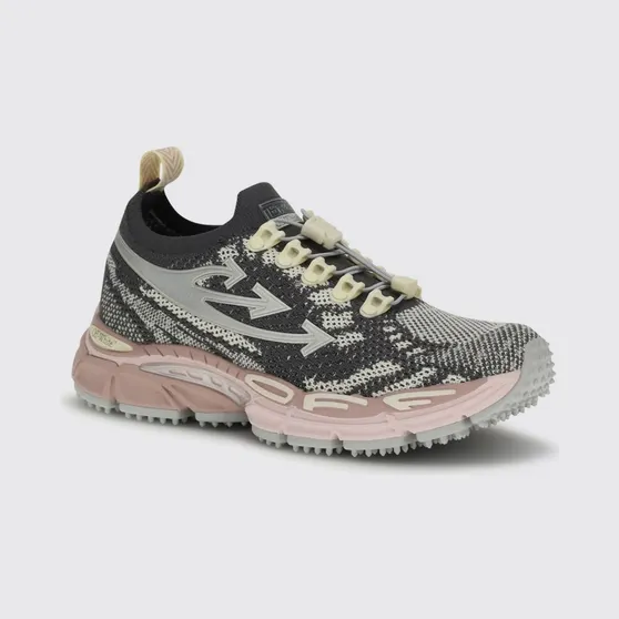 Off-White Be Right Back Jacquard Knit Sneakers Grey (OWIA28KS26FAB0010730)