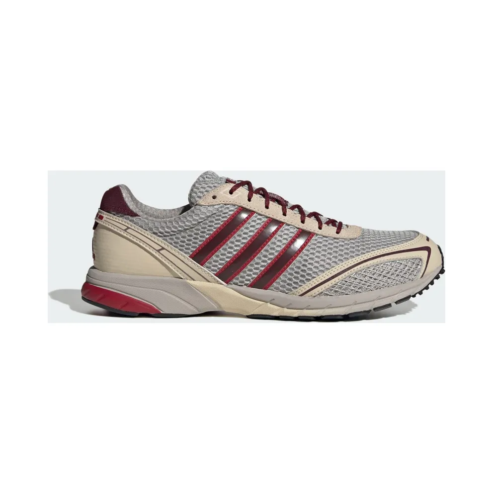 Adidas ADIZERO ADIOS OG SHOES Clear Granite / Maroon / Team Victory Red (KI6185)