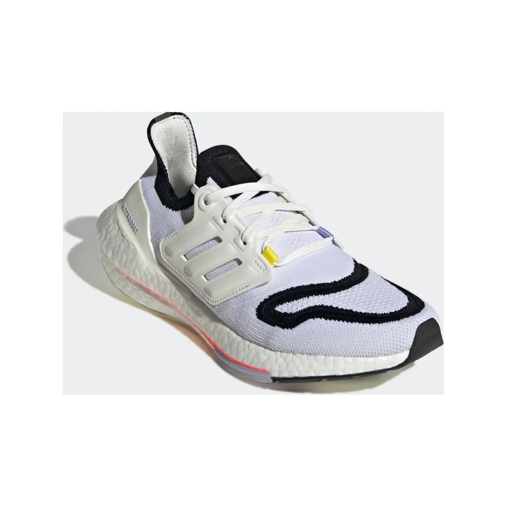 adidas Ultraboost 22 Core White / Core White / Solar Red (GX8017)
