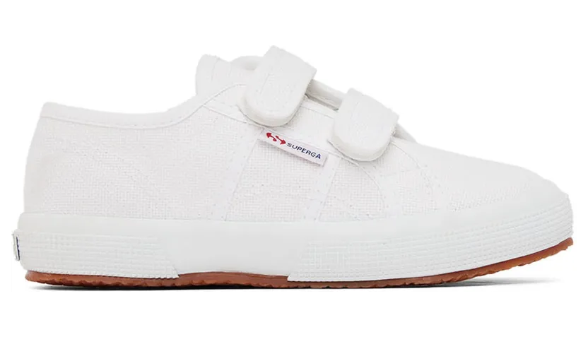 Superga Kids White Classic Velcro Sneakers (S0003E0)