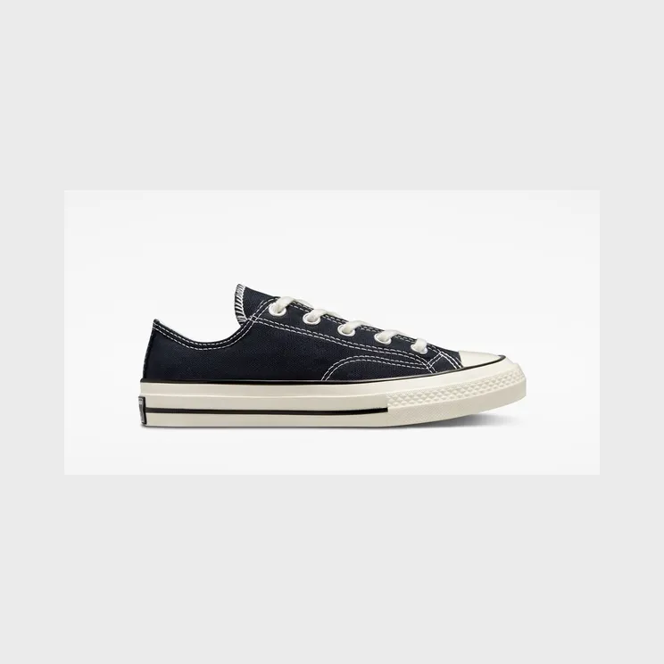 Converse Little Kids Vintage Canvas Chuck 70 Low Top Black/black/egret (368986C)