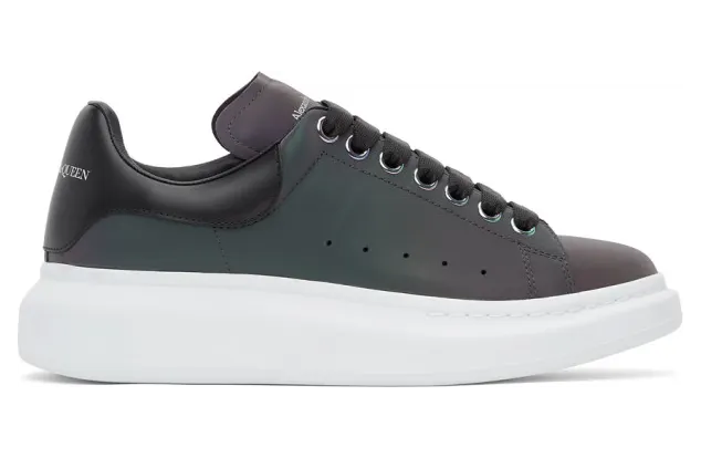 Alexander McQueen Purple Iridescent Oversized Sneakers (645870W4NR1)