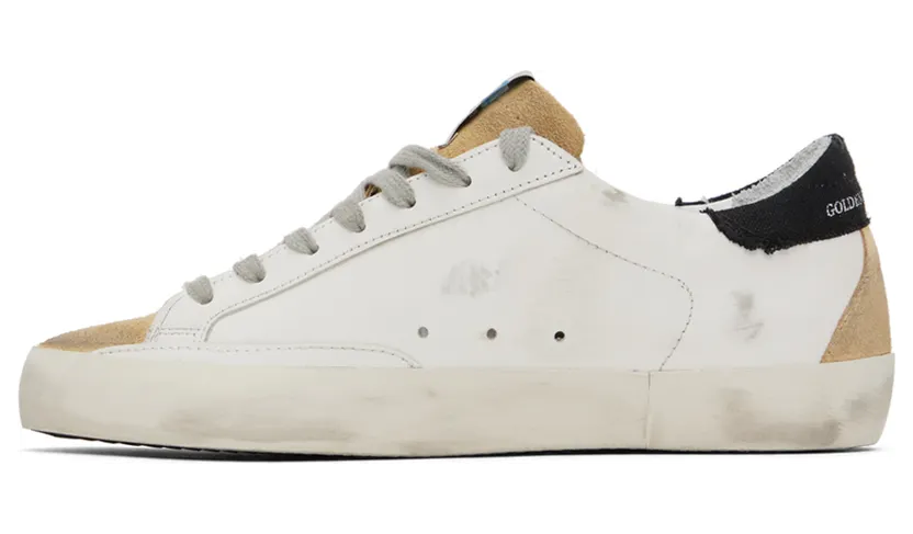 Golden Goose White & Beige Super-Star Sneakers (GMF00287.F002733.10951) (3)