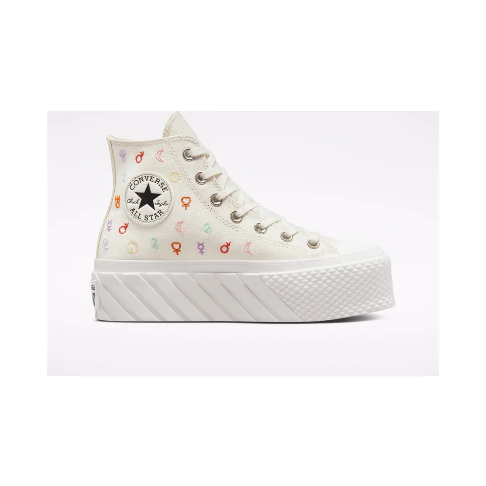 Converse Chuck Taylor All Star Lift 2X Platform Mystic Symbols Egret/Vintage White (A03716C)