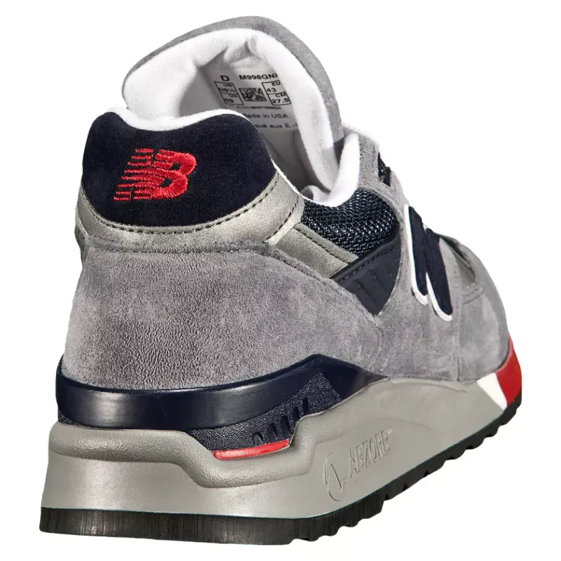 New Balance 998 Grey Navy Red Grey/Navy-Red (M998GNR)