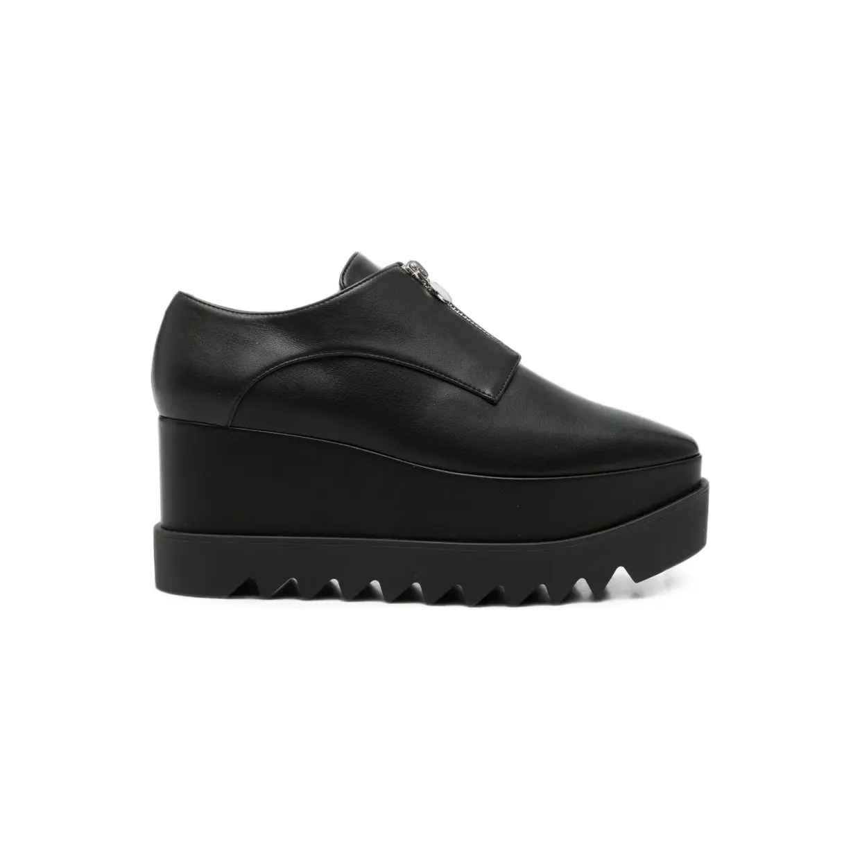Stella McCartney Elyse Plateau-Sneakers mit Reißverschluss “Black” (810744E00291)