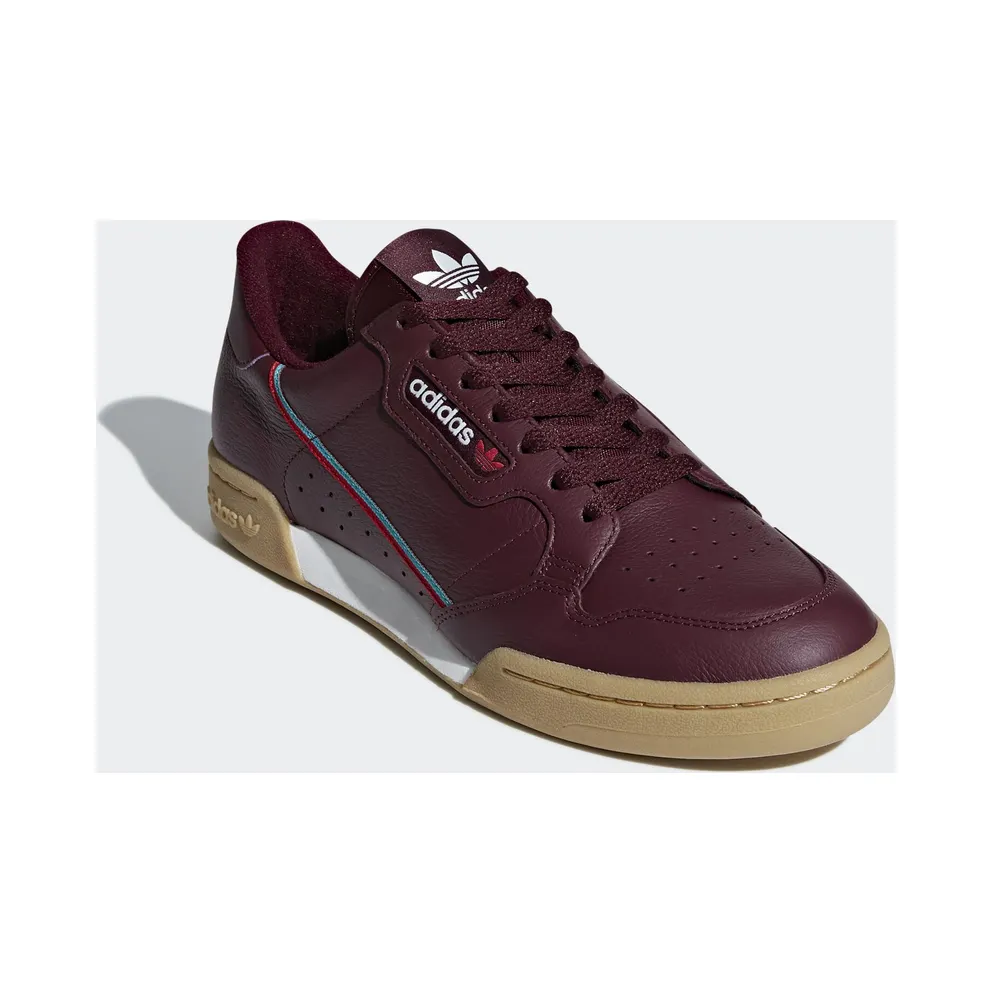 adidas Continental 80 Maroon Maroon/Scarlet/Hi-Res Aqua (B41677)