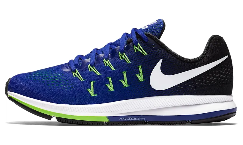 Nike Air Zoom Pegasus 33 Concord White-Black-Electric Green