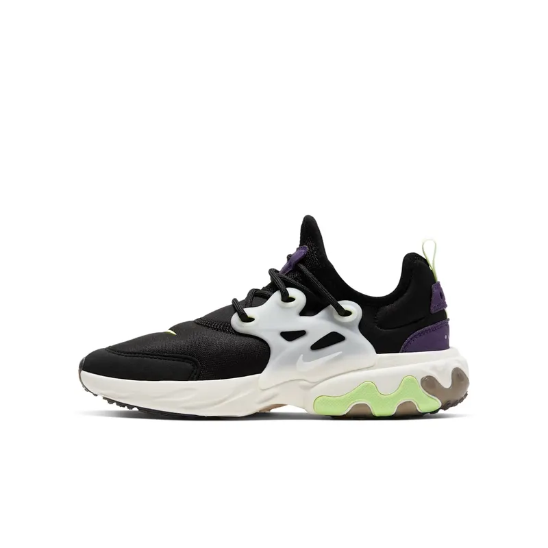 Nike React Presto Black Barely Volt (GS)