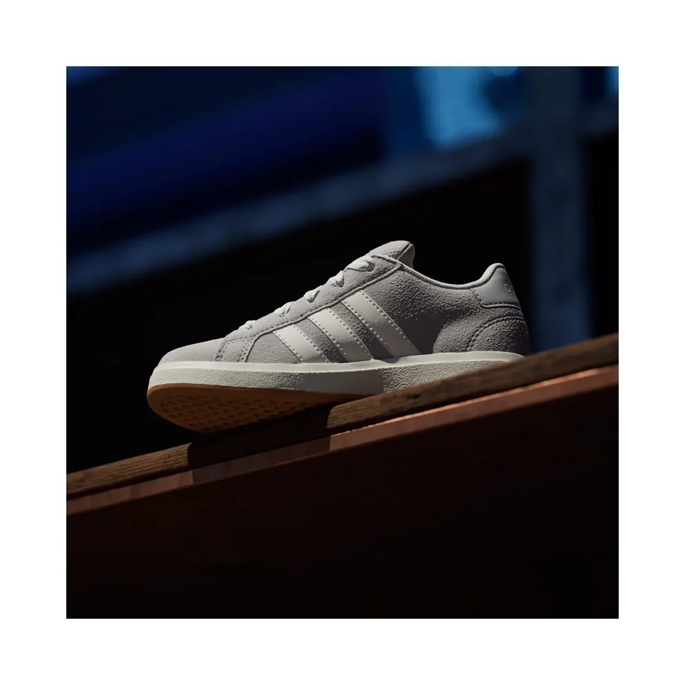 Adidas Grand Court 00s Kids Grey Two / Off White / Gum (JH6179)