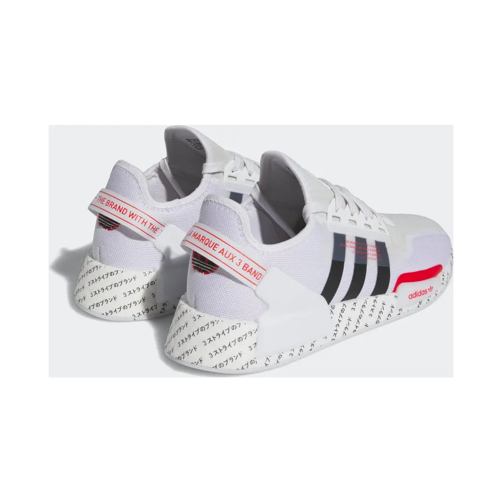 adidas NMD R1.V2 Cloud White Core Black Red (ID2853)