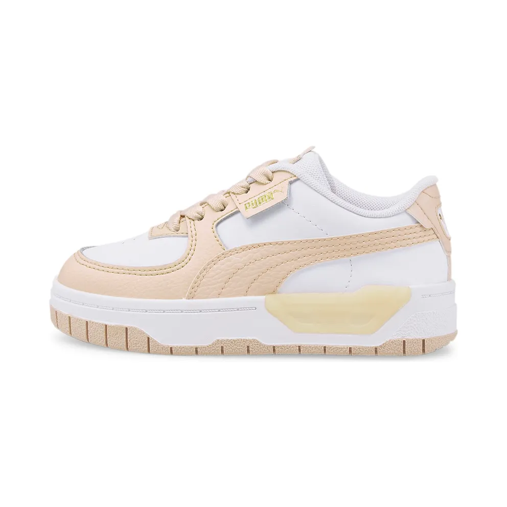 PUMA Cali Dream Lth Kids’ White/Shifting Sand (385675-01)
