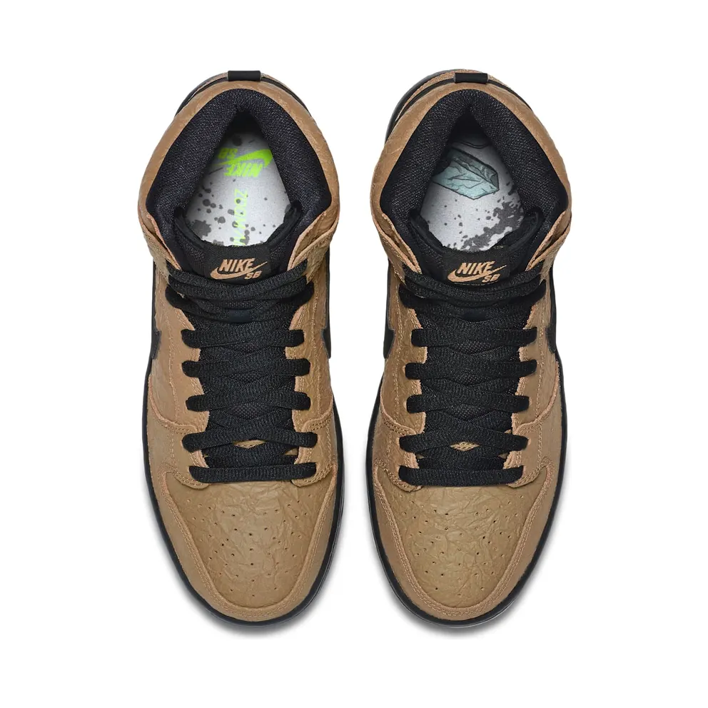Nike Dunk SB High Brown Bag Filbert/Black/Gum Dark Brown (313171-202)