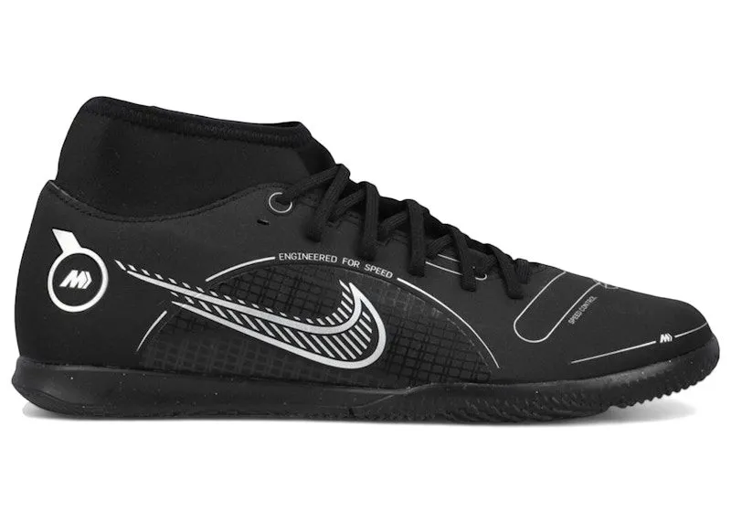 Nike Superfly 8 Club IC Black Metallic Silver (DJ2907-007)