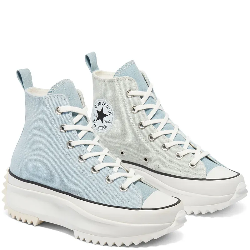 Converse Summer Denim Run Star Hike High Top Blue/vintage White/Black (171894C)