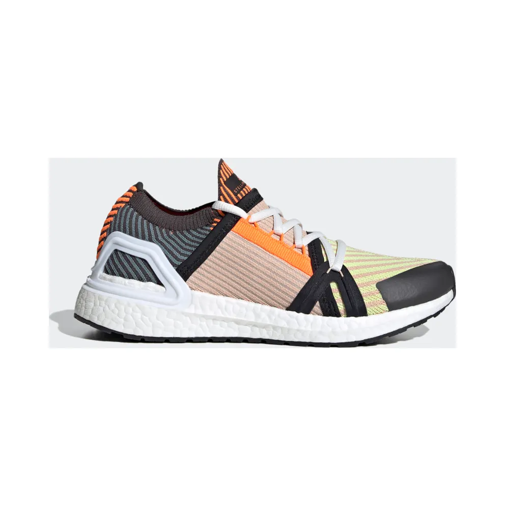 adidas Ultra Boost 20 Stella McCartney Light Flash Yellow Soft Powder (W) Light Flash Yellow/Soft Powder/Utility Black (FW6360)